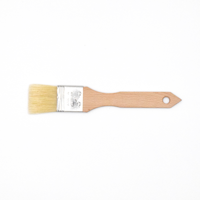 Earth & Nest | Pastry Brushes - 1.5 with untreated beechwood handle and natural bristles, ideal for glazing, basting, and spreading sauces in any kitchen.