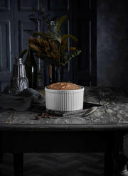 Pillivuyt | Deep Pleated Souffle Dishes - 8 diam x 4 deep | 2.25 qt, expertly designed with thin walls for even baking, ideal for perfect soufflés.