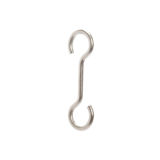 J.K. Adams | Extension Hooks - Small - 4: Nickel-plated hooks for pot racks, offering customizable height adjustments for efficient kitchen organization.