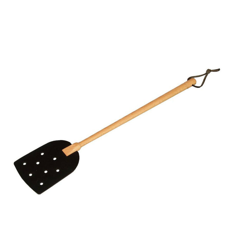 Earth & Nest | Beechwood + Leather Fly Swatter.