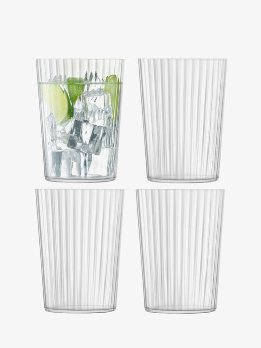 LSA International | GIO Line Drinkware Linear | Set of 4.