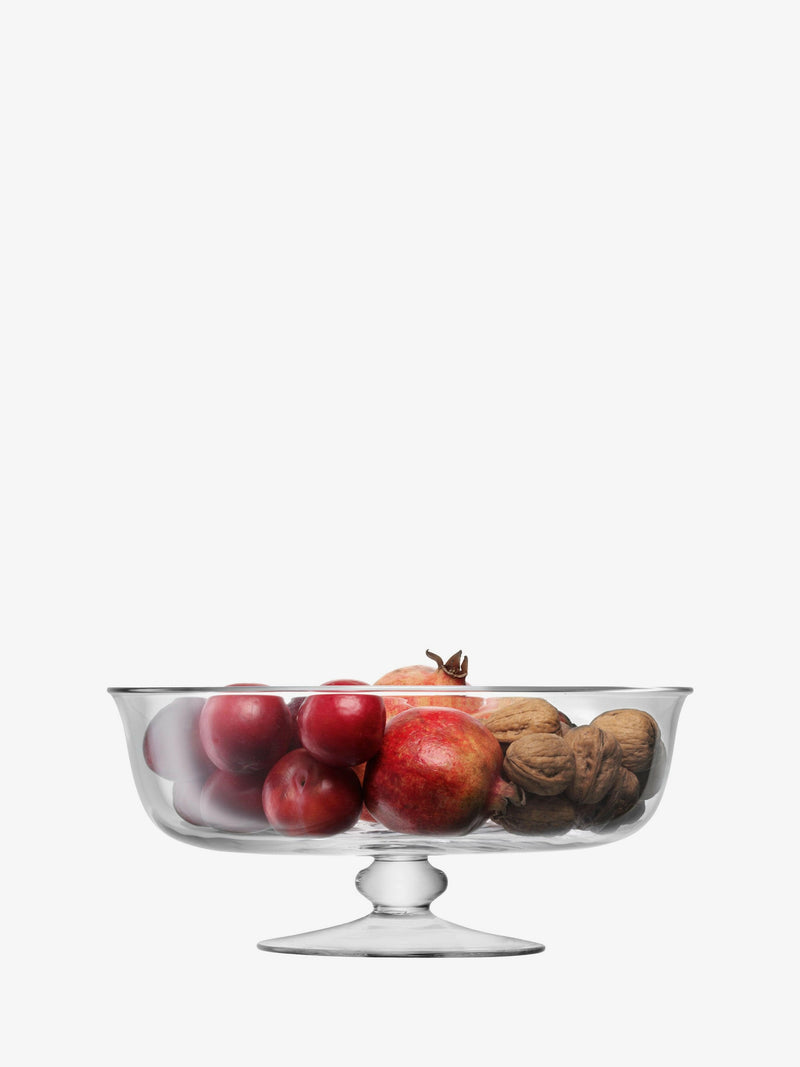 LSA International Serve Comports dessert comport, elegantly mouth-blown with a flared shape and thick stem, ideal for serving desserts or fruit, enhancing dining experiences.