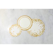 Hester & Cook | Gold Celebration Collection - Gold Serving Papers featuring elegant champagne place cards with shimmering foil, perfect for adding sophistication to festive gatherings.