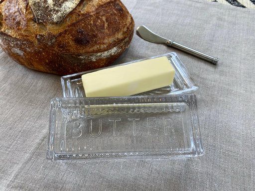 Earth & Nest | Glass Butter Dish.