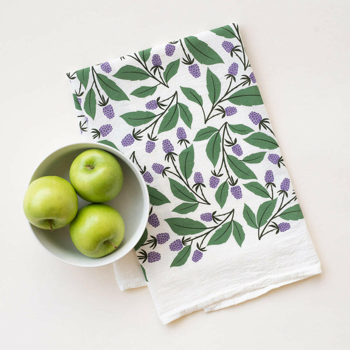 HAZELMADE | Blackberries Tea Towel