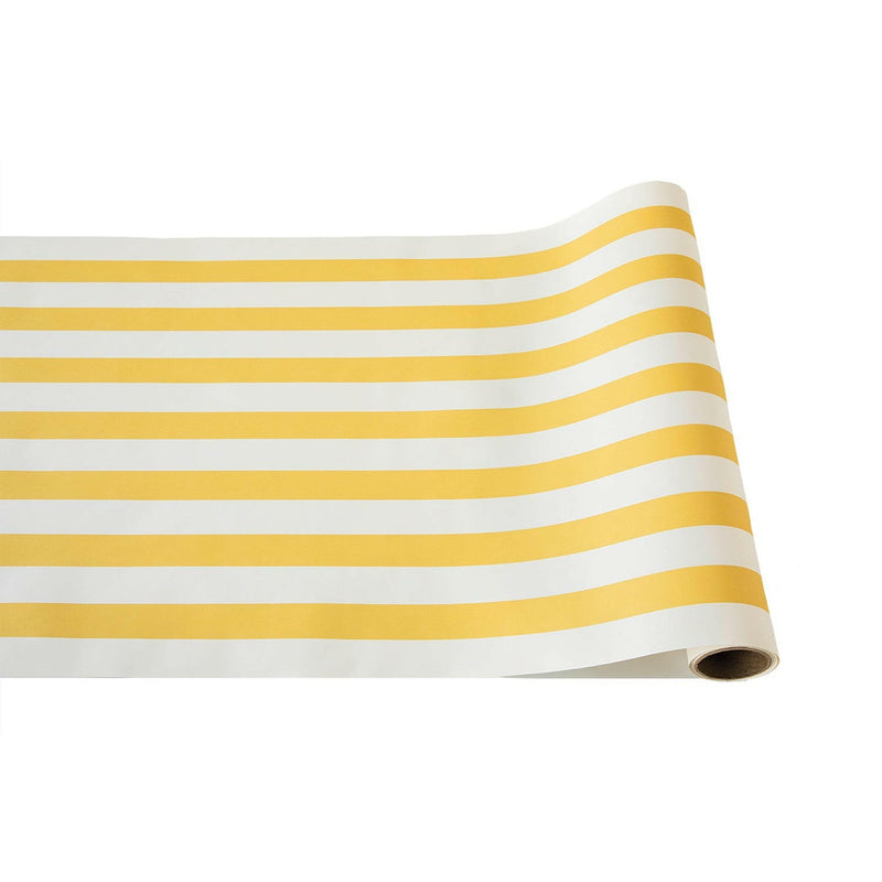 Hester & Cook | Easter Collection - Marigold Classic Stripe Runner, showcasing intricate designs for a charming and whimsical addition to your spring table setting.
