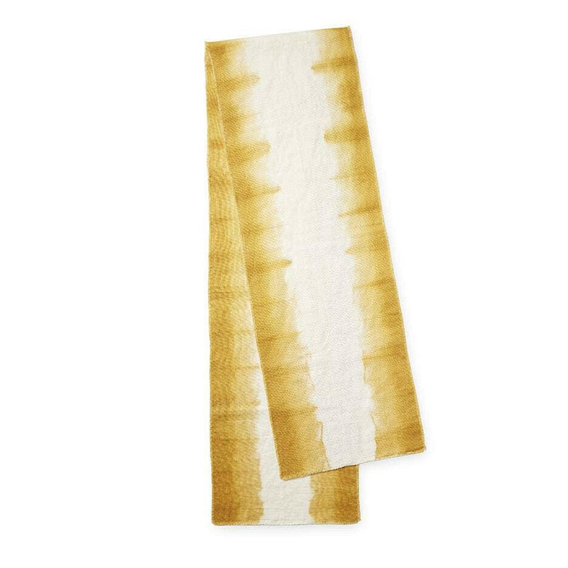 St. Frank | Ombré Linen Collection - Napkins - Ochre, showcasing a hand-dyed linen napkin with subtle ombré hues, crafted using traditional techniques from Western India.