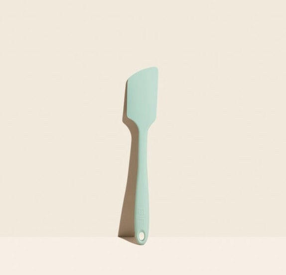 GIR | Ultimate Spatula - Navy, a premium silicone kitchen utensil, perfect for versatile cooking needs, shown on a white surface.
