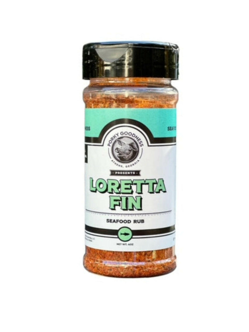 Porky Goodness | Loretta Fin Seafood Rub.