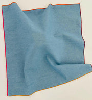Tisch New York | Chambray Napkins with Pink Hem (Set of 4).