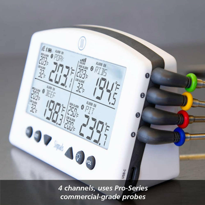 ThermoWorks | Signals BBQ Alarm Thermometer with WiFi & Bluetooth.