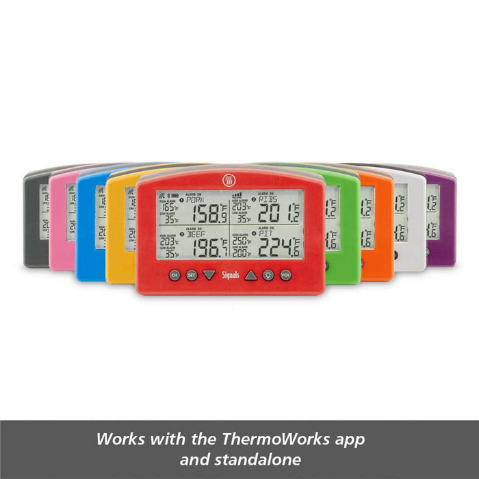 ThermoWorks | Signals BBQ Alarm Thermometer with WiFi & Bluetooth.