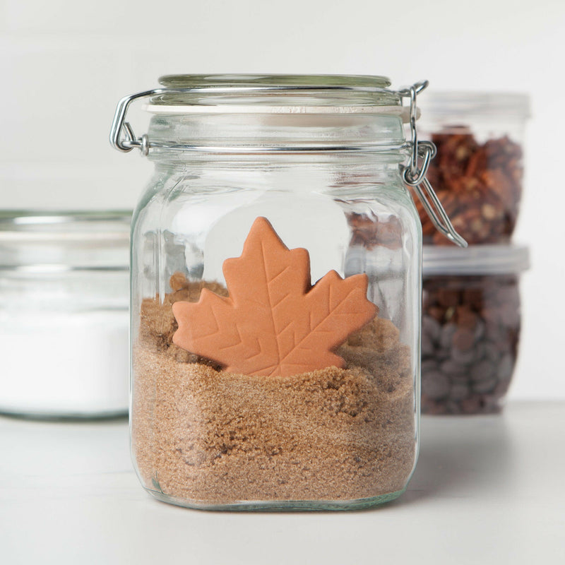 Danica | Terracotta Sugar Savers - Cat nestled in a mason jar, designed to keep sugar soft. Perfect for maintaining moisture in kitchen storage.
