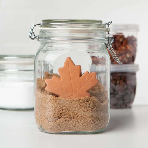 Danica | Terracotta Sugar Savers - Cat nestled in a mason jar, designed to keep sugar soft. Perfect for maintaining moisture in kitchen storage.
