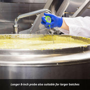 ThermoWorks | ThermoPop 2 Thermometer - Pink, featuring an ergonomic design, auto-rotating backlit display, and waterproof build, ideal for precise, quick temperature readings in kitchen settings.