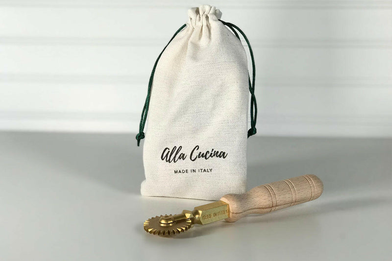 Alla Cucina | Brass Fluted Pasta + Pastry Wheel.