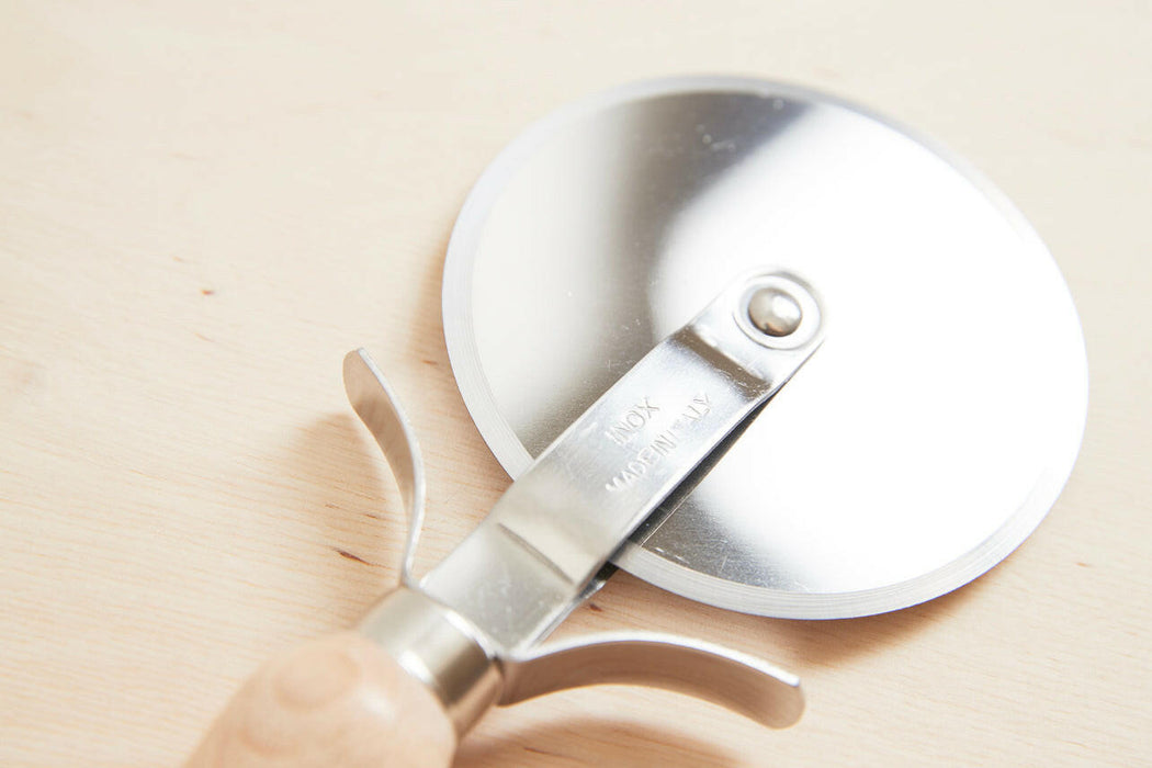 Italian Beechwood Pizza Slicer.