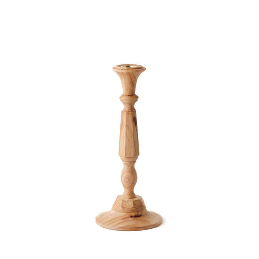Sir|Madam Wooden Candlesticks - Tall Georgia No. 3, hand-carved from plantation hardwood, showcasing elegant Georgian design, perfect for creating striking table displays.