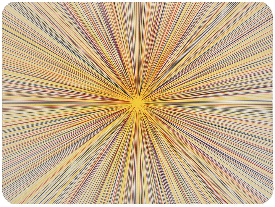 Tisch New York | Yellow Multi Lines Placemat.