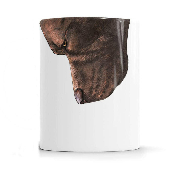 Pittbull Chocolate Snout Mug: 11 oz.