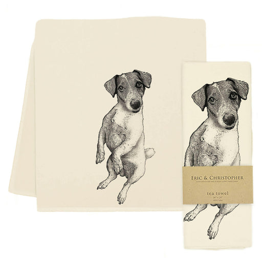 Eric and Christoper | Jack Russell Tea Towel.