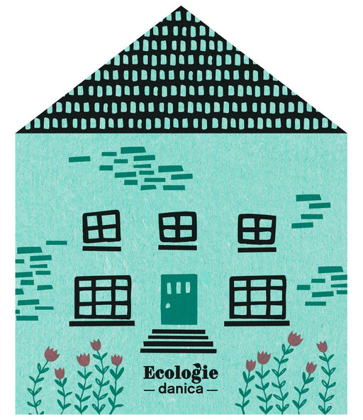 Ecologie | House Shaped Swedish Dishcloth.