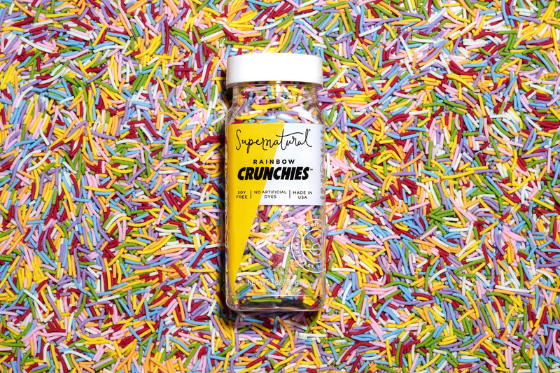 Supernatural | Dye-Free Rainbow Crunchies Sprinkles.
