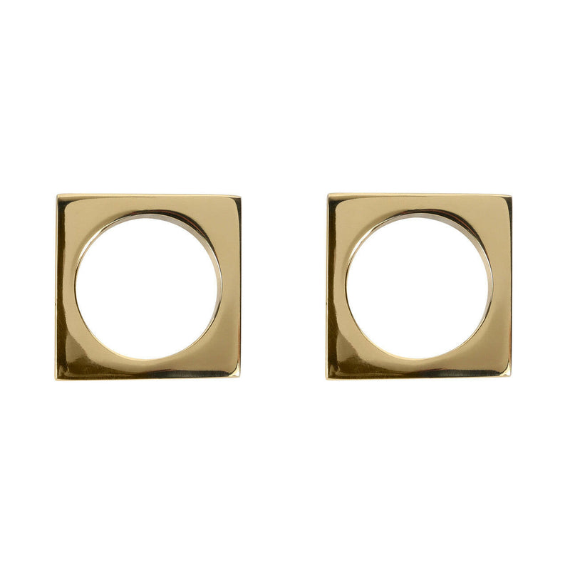 Sir|Madam | Modernist Napkins Rings (Set of 2).