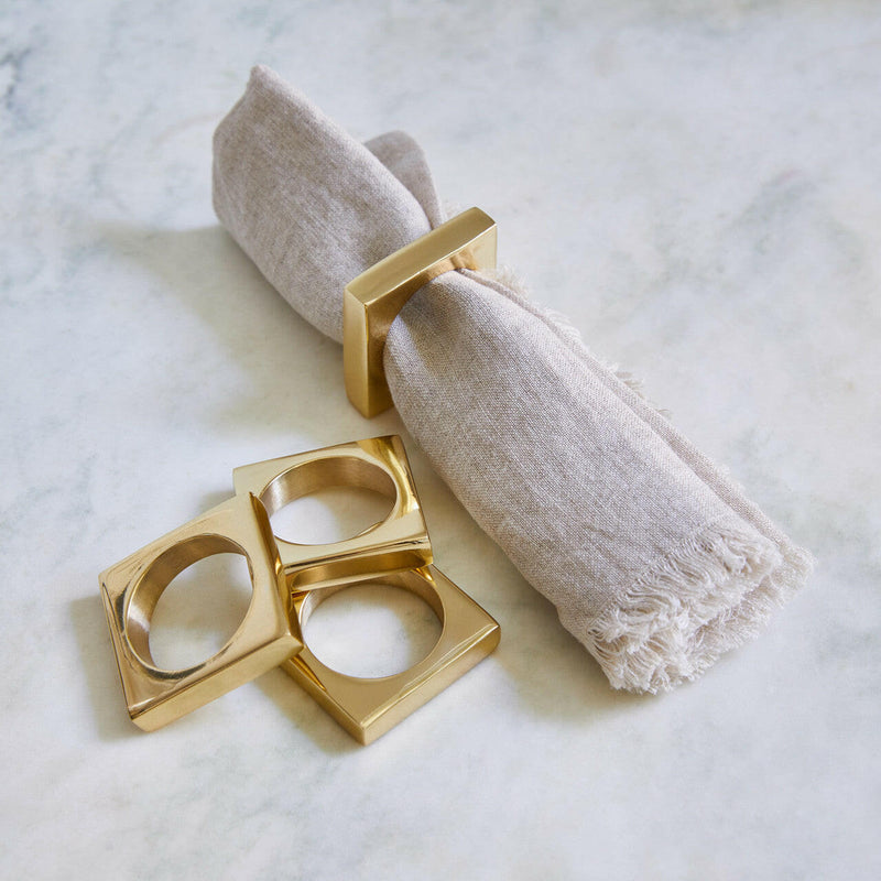 Sir|Madam | Modernist Napkins Rings (Set of 2).