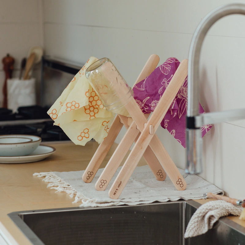 Bee's Wrap | Vermont Maple Drying Rack.