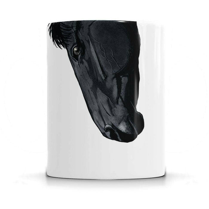 Black Horse Snout Mug: 11 oz.