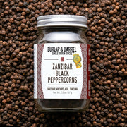 Burlap & Barrel | Zanzibar Whole Black Peppercorns.