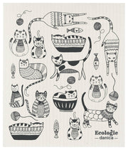 Ecologie | Purr Party Swedish Dishcloth.