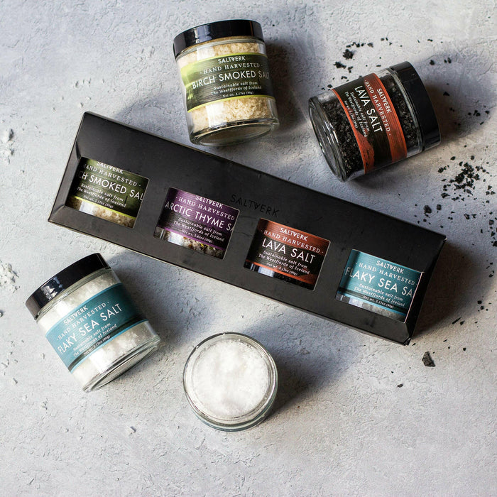 SALTVERK | Set of 4 Salts Gift Set.