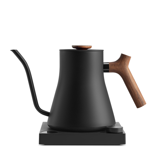 Stagg EKG Pro Electric Kettle: Matte Black + Walnut.