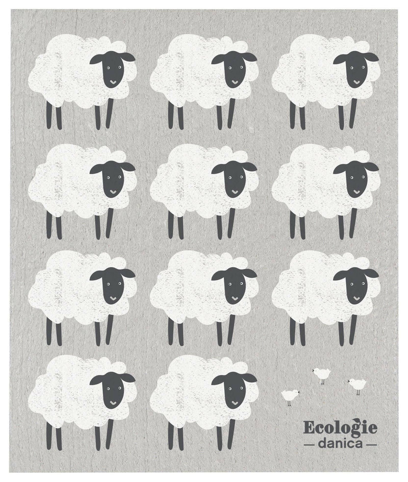 Ecologie | Counting Sheep Swedish Dishcloth.
