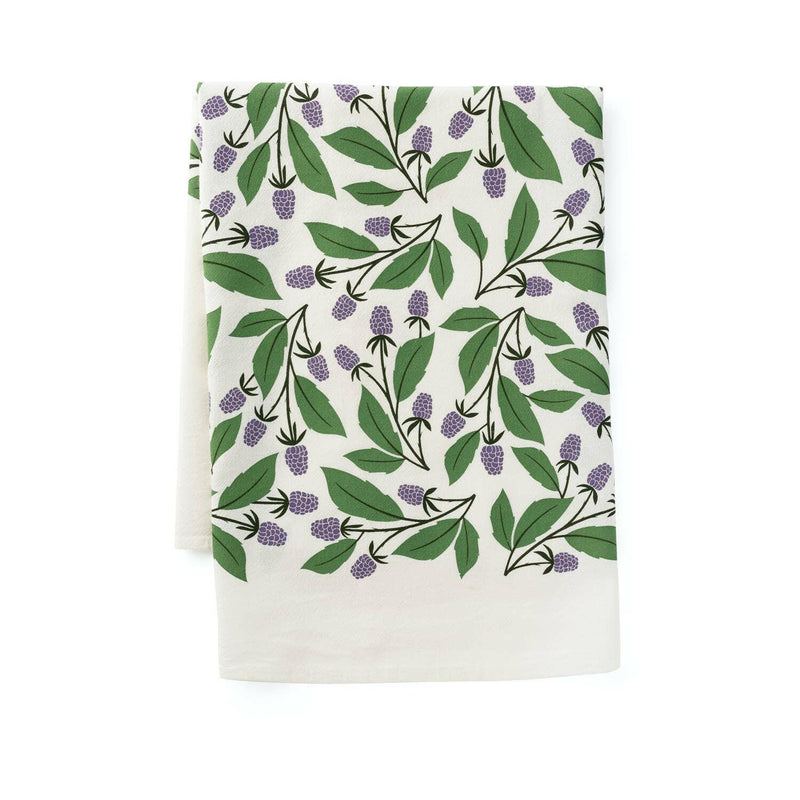HAZELMADE | Blackberries Tea Towel.