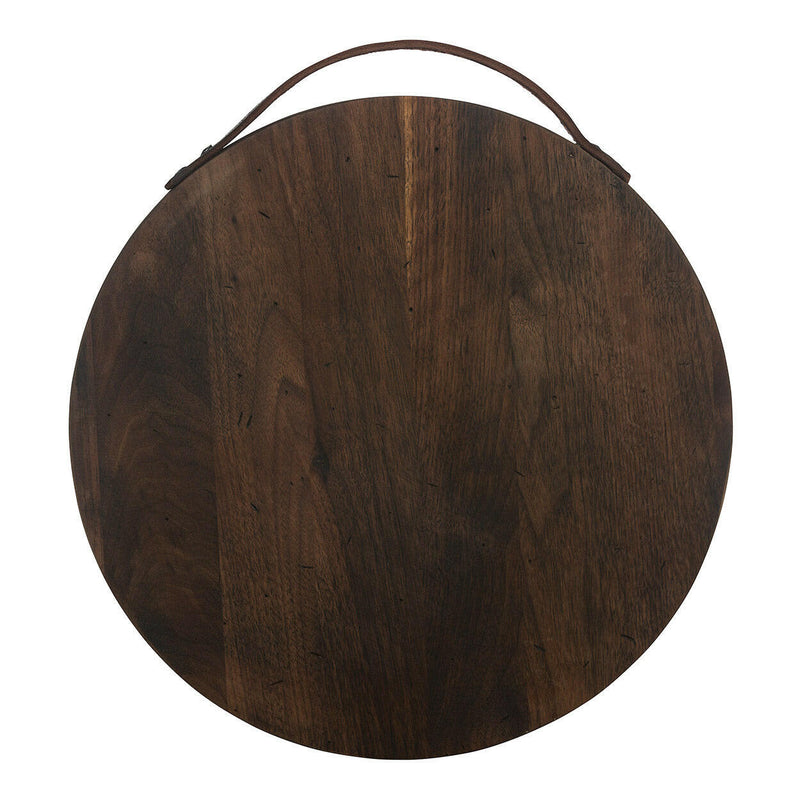 J.K. Adams | Rustic Round Walnut Serving Board.