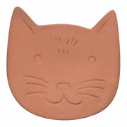 Danica | Terracotta Sugar Savers - Cat: A clay cat face designed to keep brown sugar moist, perfect for kitchen enthusiasts at Athens Cooks.