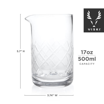 Viski | Professional Lead Free Crystal Mixing Glass