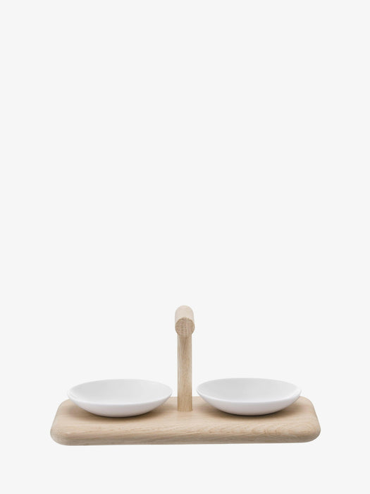 LSA International | Dine Condiment Set + Oak Base.