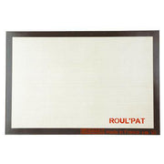 Silpat Perfect Pastry Jumbo mat with non-stick silicone surface, dimensions, and rulers for precise baking. Ideal for dough preparation and easy cleanup.
