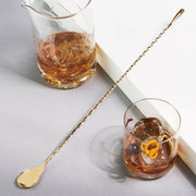 Viski | 16" Gold Weighted Barspoon.