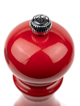 Peugeot | Paris Chef u'Select Passion Red Pepper Mill, 9 inches, featuring a glossy finish and adjustable coarseness knob, ideal for gourmet kitchen use.