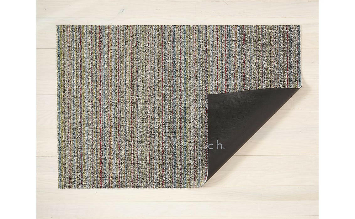 Chilewich | Skinny Stripe Shag Mats.